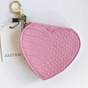 Jules Kae Darla Pink Snake Coin Purse